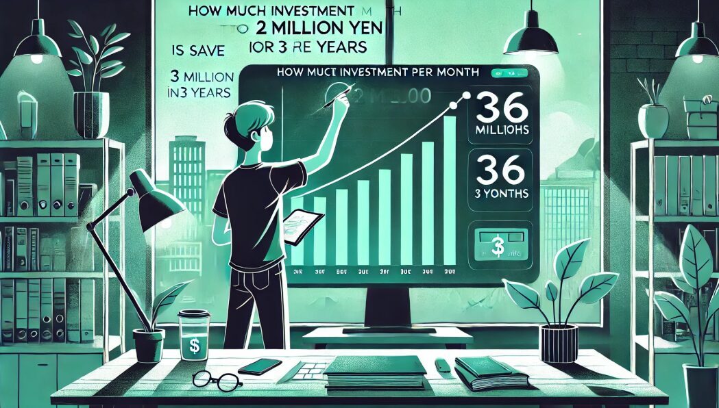 3年で200万貯めるなら月いくらの投資?