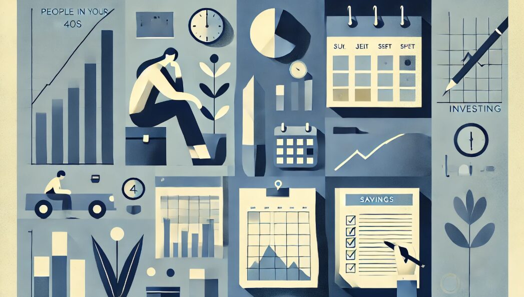 40代で投資している人の割合