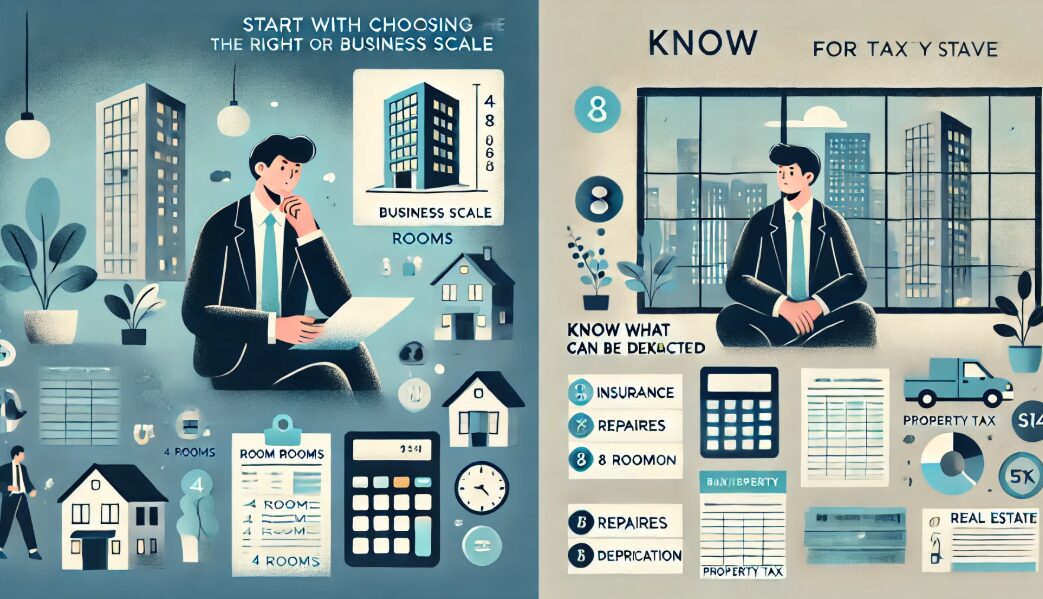 まずは事業規模を意識した物件選びから