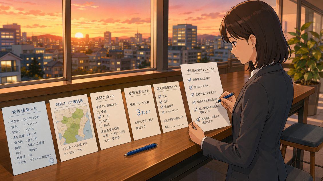 一括査定を申し込む前に確認したいチェックリスト