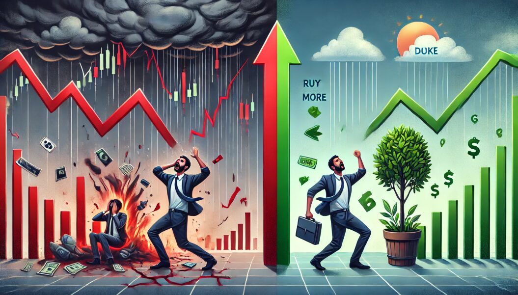 【シミュレーション】暴落時に「売る人」と「買い増す人」の決定的な差