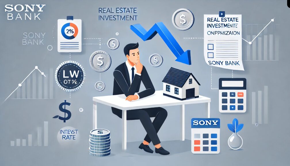 ソニー銀行不動産投資ローンの審査対策と金利活用