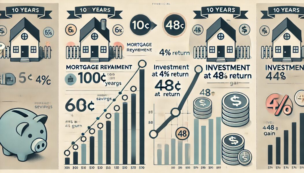 投資信託の複利効果と住宅ローン金利の差