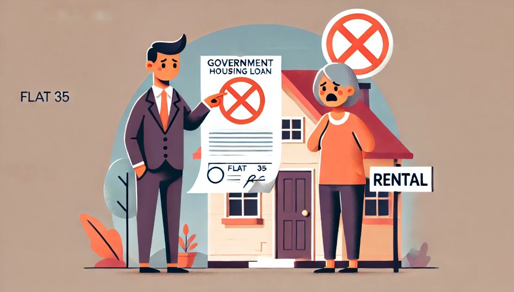 フラット35でも無断での賃貸は禁止