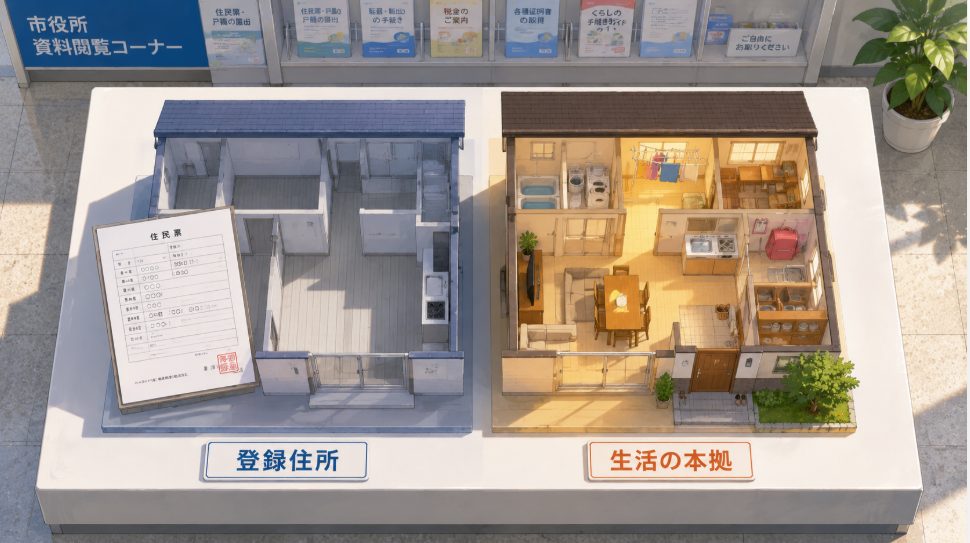 住民票は控除を保証する書類ではない