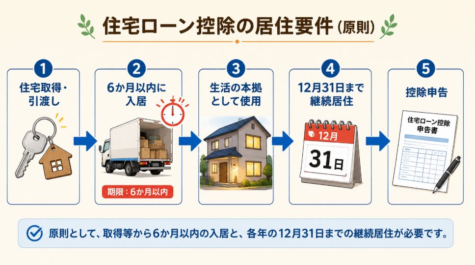 住宅ローン控除の居住要件