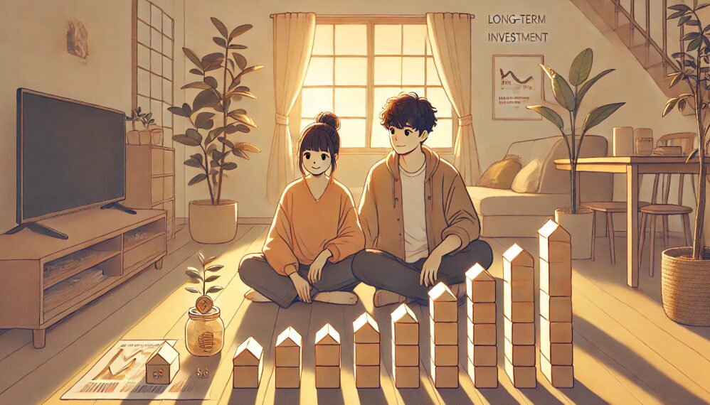 1万円から数十年運用した際の実質的な収益シミュレーション