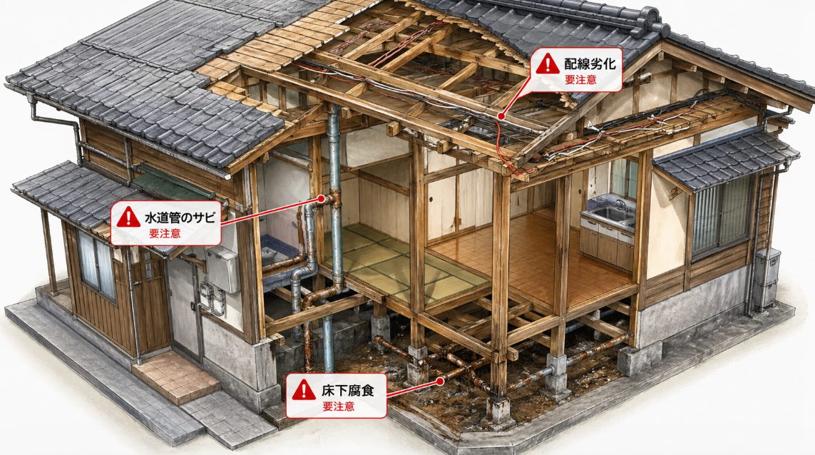 空き家を放置する期間の限界と何年まで住めるのか