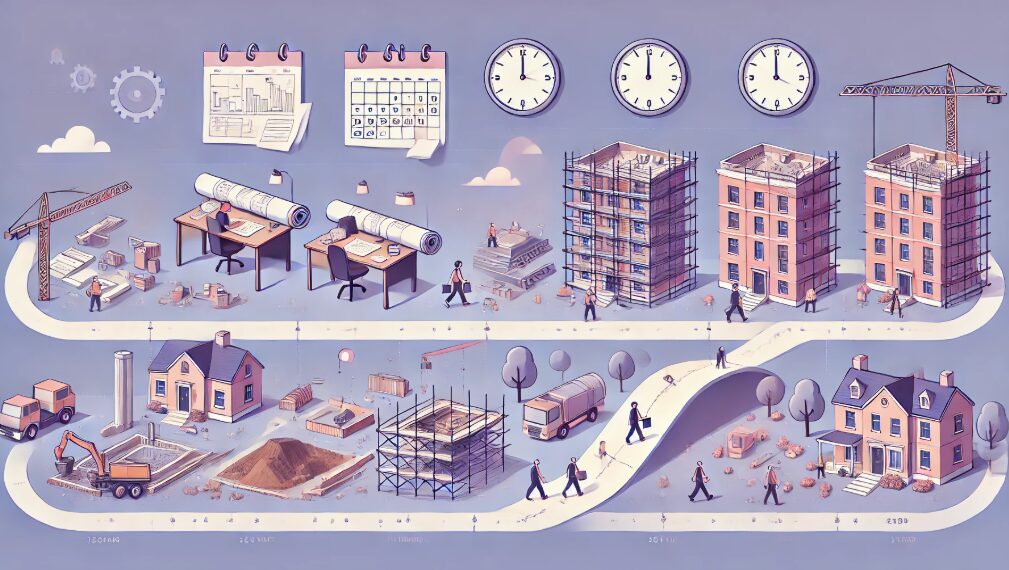 建築スケジュールと工期