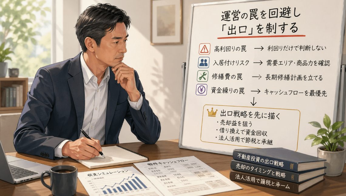 不動産投資の出口戦略とリスク管理