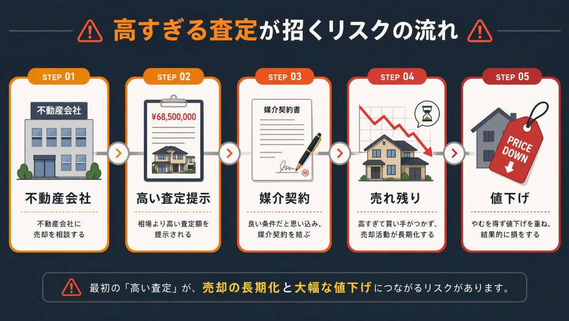 結局は大幅値下げが必要になる売却のリスク