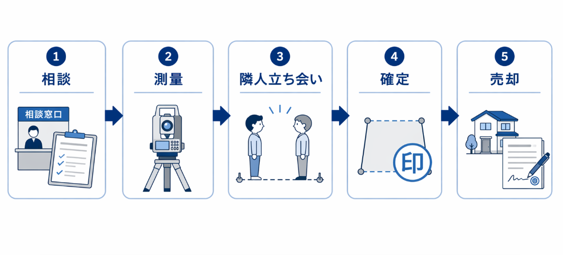 境界が未確定な土地の売買を成功させる進め方