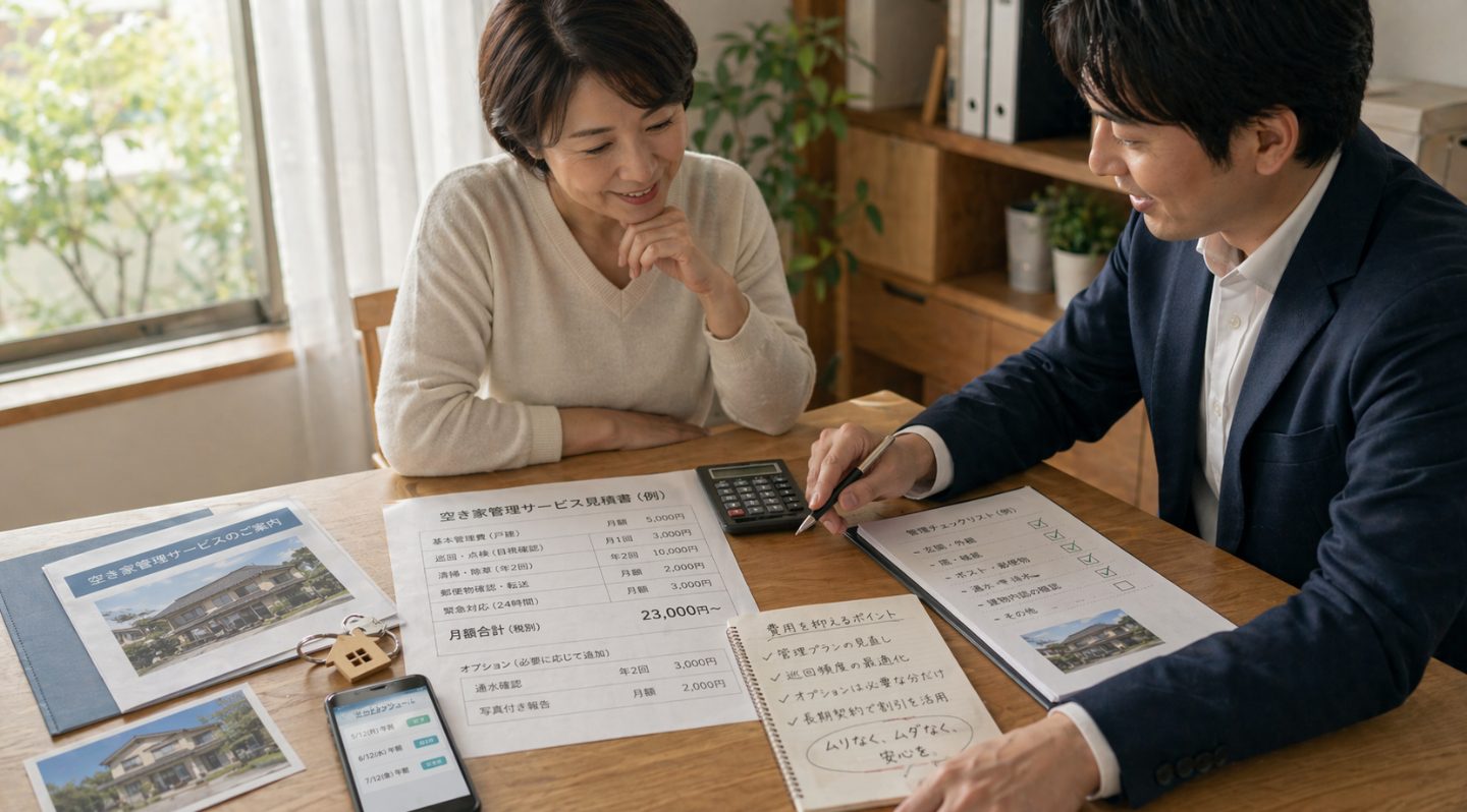 空き家管理の委託費用と負担を減らすコツ