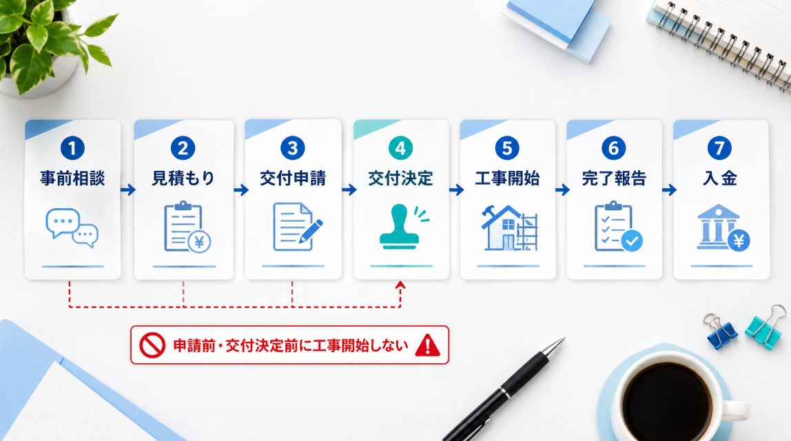 失敗を防ぐための申請方法と手順