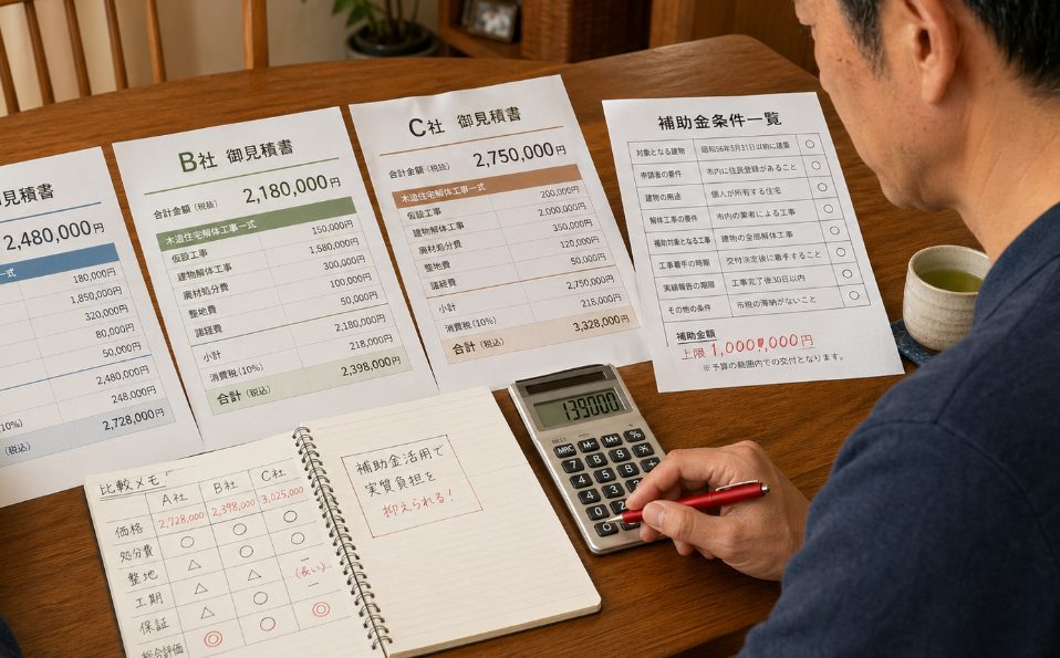 複数業者への見積もり依頼が必須