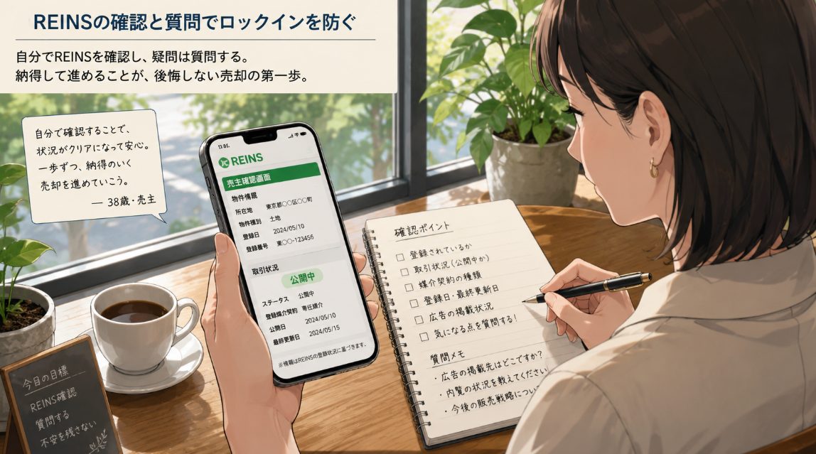 両手取引の囲い込みを防ぐレインズ確認と質問例