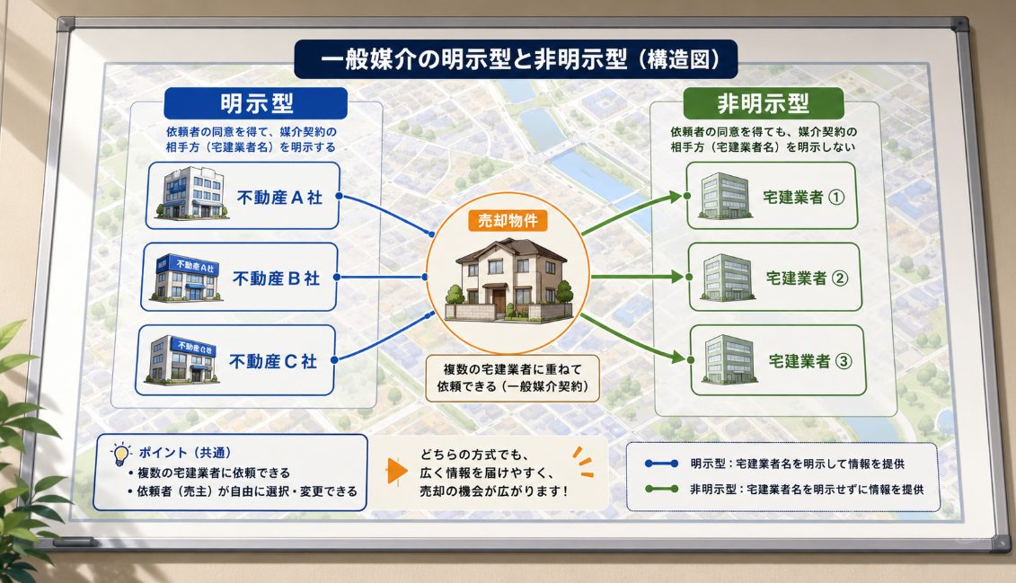 一般媒介の明示型と非明示型