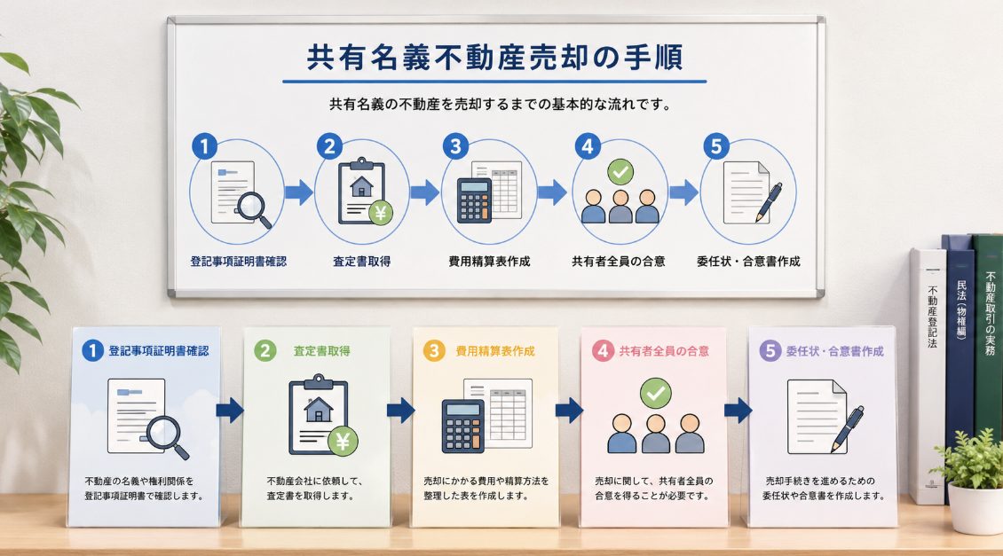 共有名義不動産売却トラブルの解決ステップ