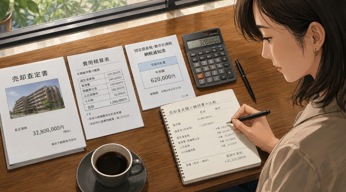 査定書と費用精算表を用意して話し合う