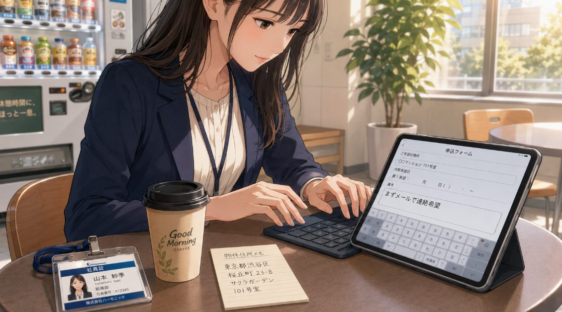 備考欄で希望連絡手段を明記する