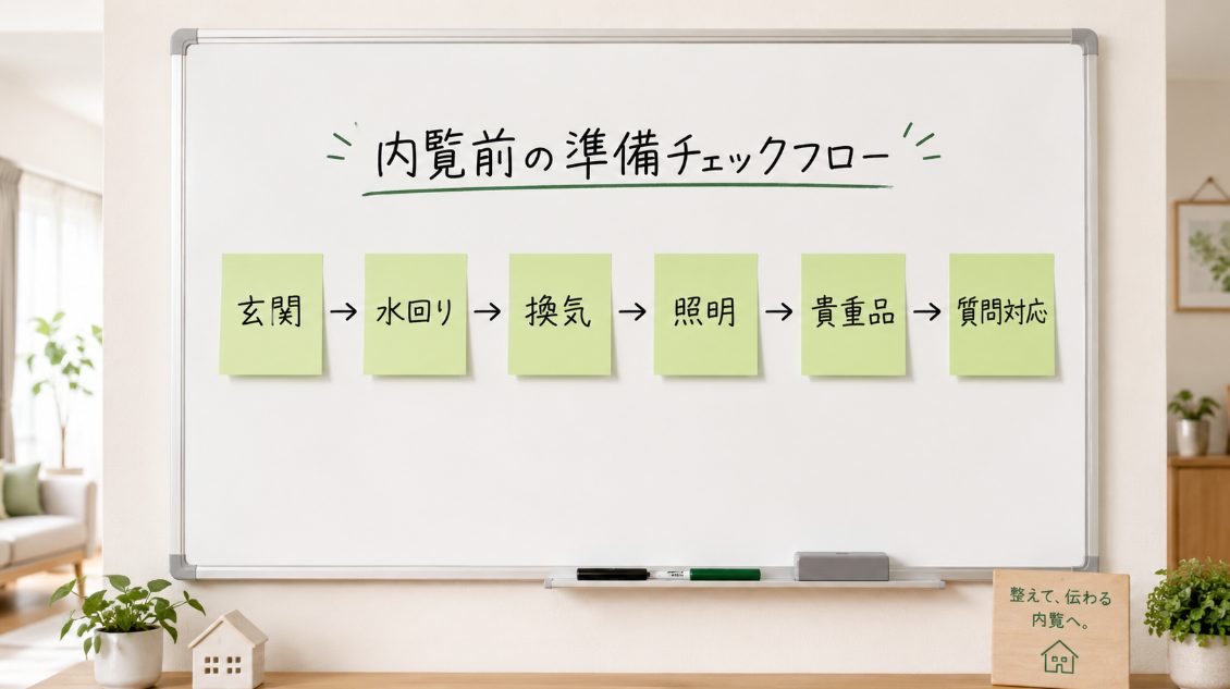 居住中の内覧に向けた売主の準備