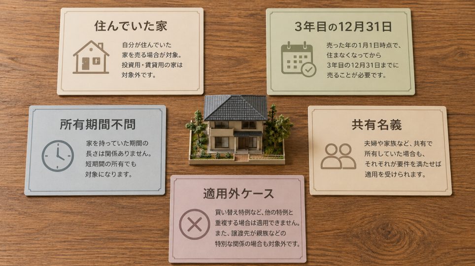 自宅売却にかかる税金の3000万円控除とは