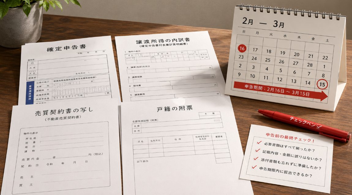 確定申告の必要書類リスト一覧