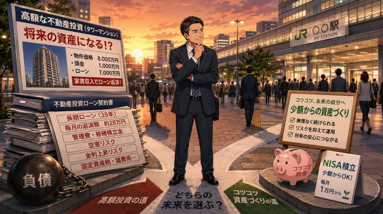 40代会社員がいきなり高額投資をしない方がよい理由