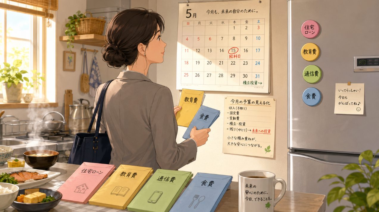 毎月の家計が黒字か確認する