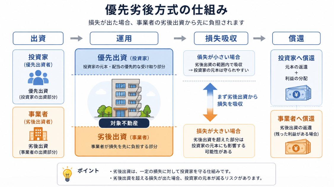 優先劣後方式の仕組み