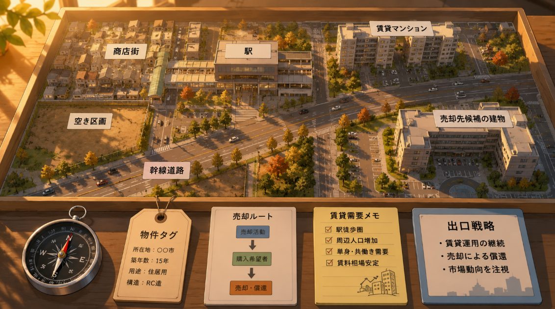 対象物件と出口戦略を確認する
