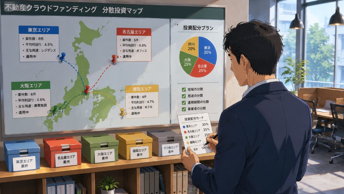 複数案件・複数事業者に分散する