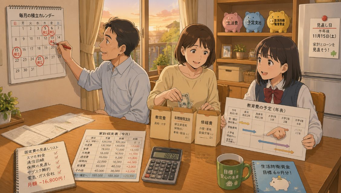 住宅ローンが重いときの家計改善