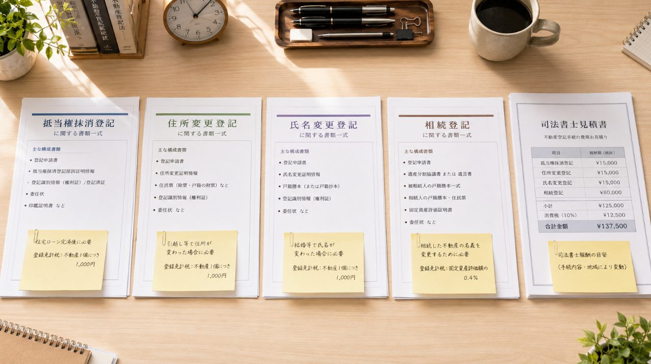 売主が負担する登記費用とは何か