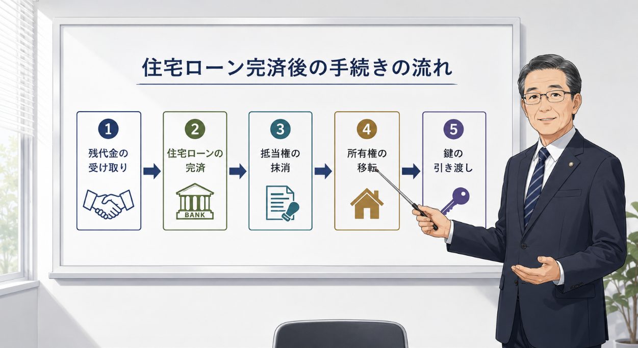 決済当日の流れと司法書士の役割