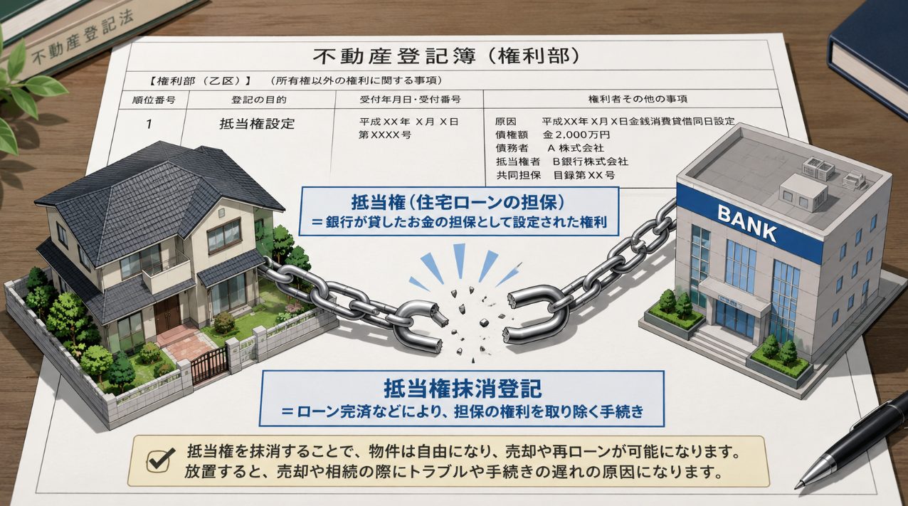 抵当権とは？抹消が必要な理由