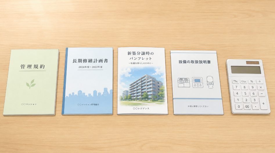 内覧時に見せると安心される資料