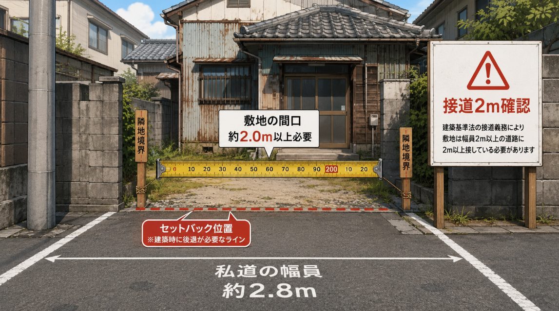 接道義務と再建築不可の法律と基準