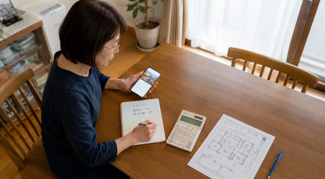 1ヶ月時点でまず確認すべき反響状況