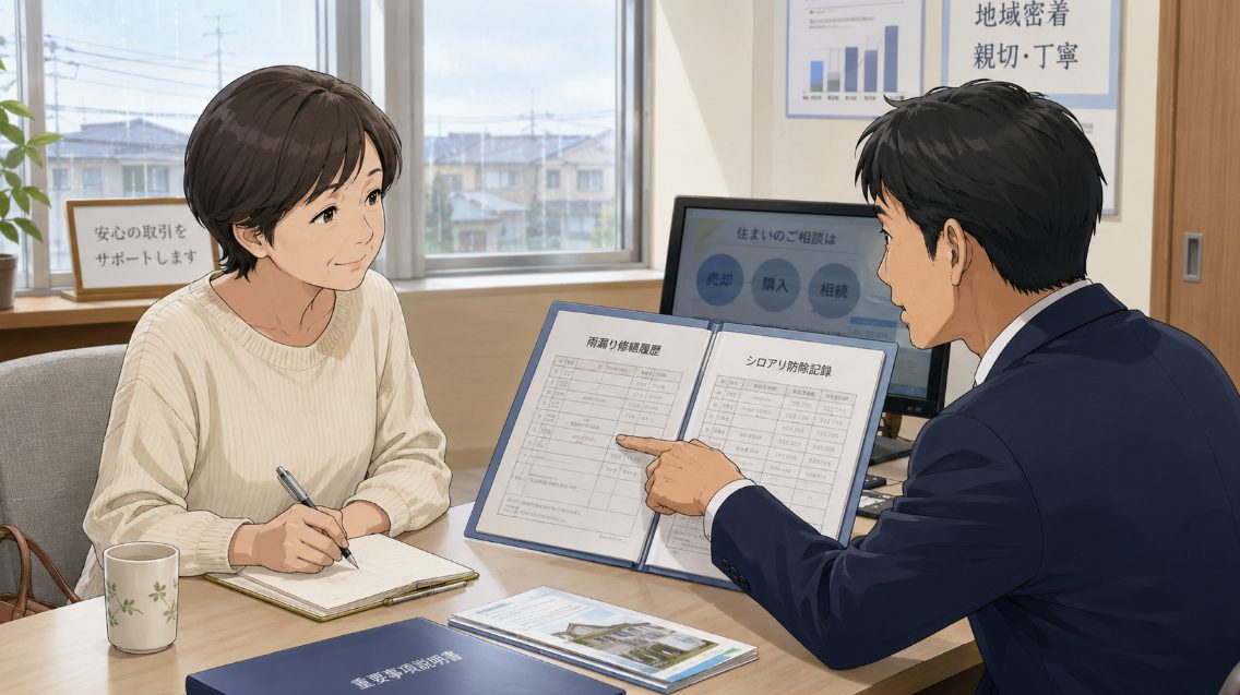 売却前に不具合を整理しておく