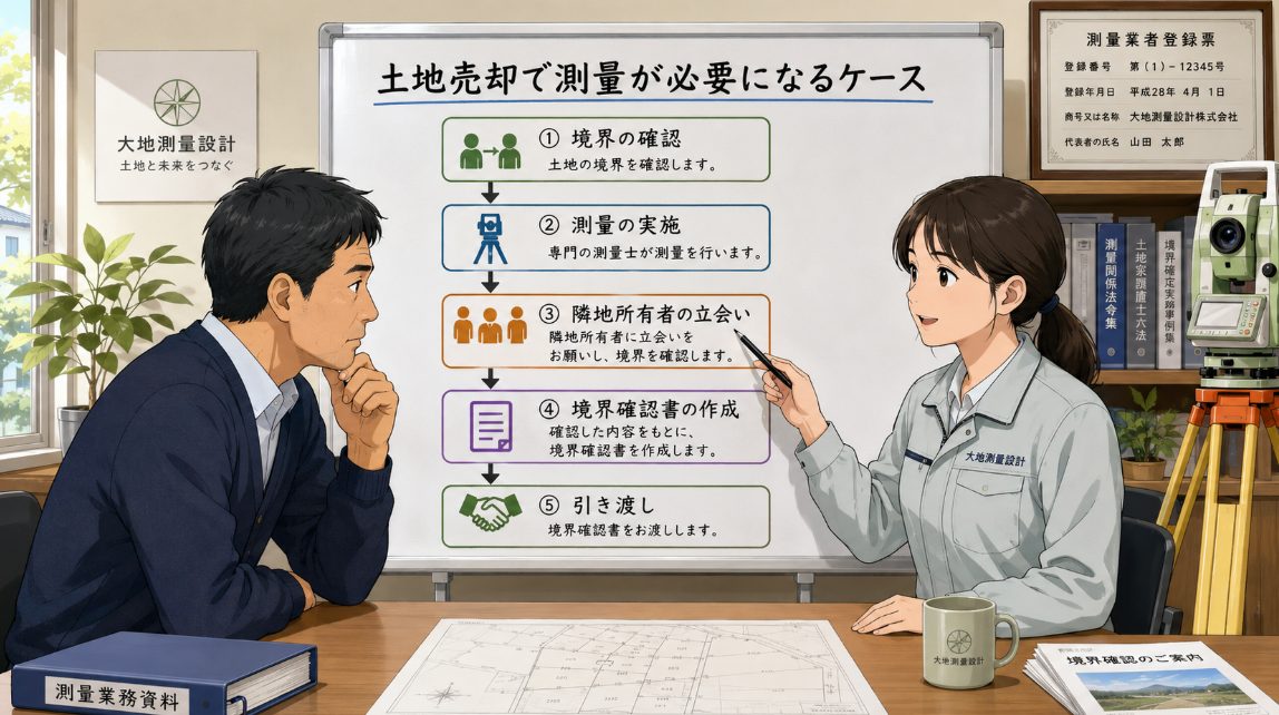 土地売却で測量が必要になるケース