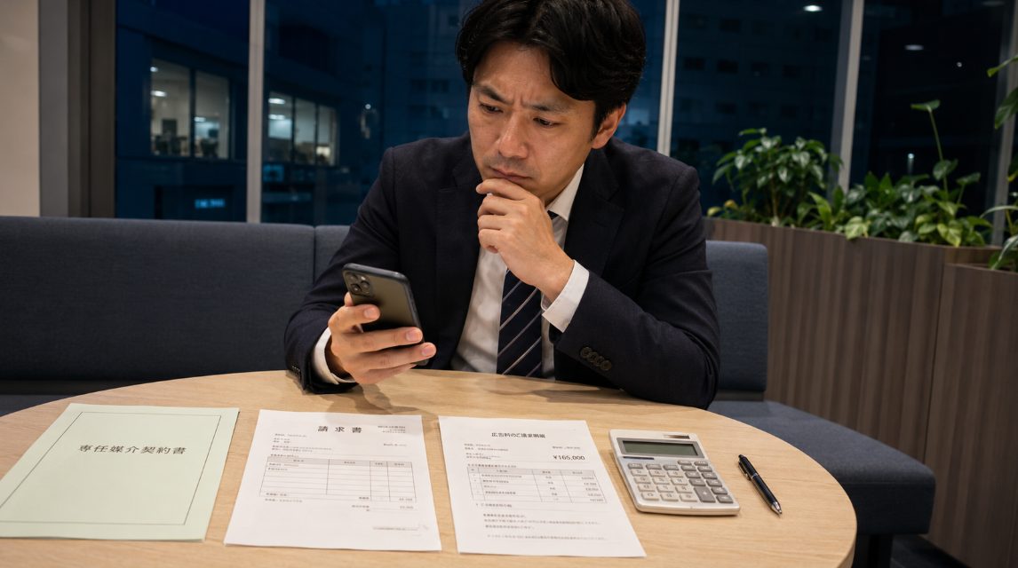 広告費や実費を請求された時の確認ポイント