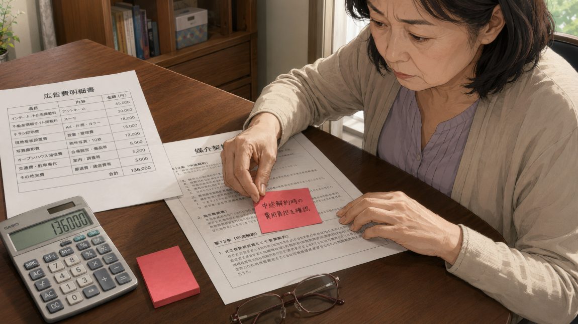 中途解約する場合の費用負担に注意する