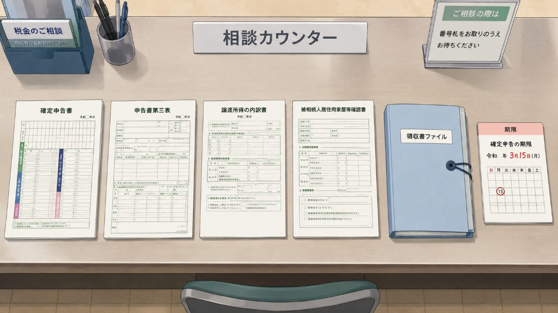 確定申告で必要になる主な税務書類