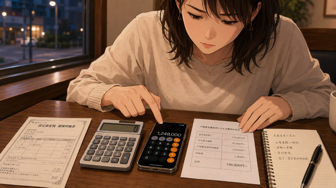名義変更にかかる費用の目安