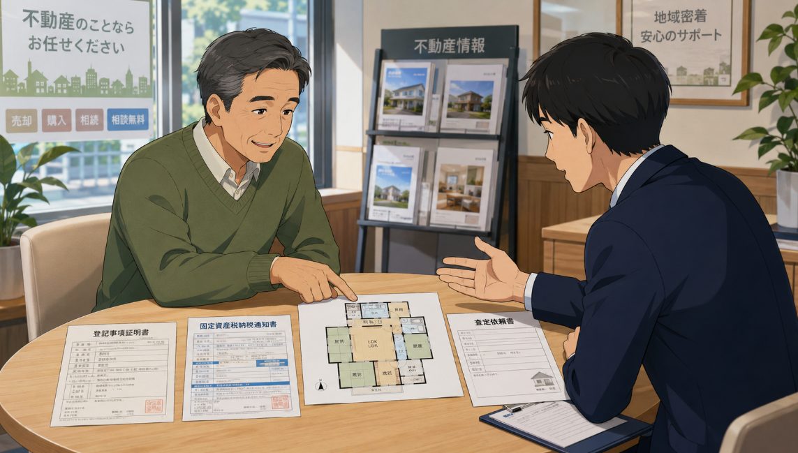 査定・媒介契約で準備する書類