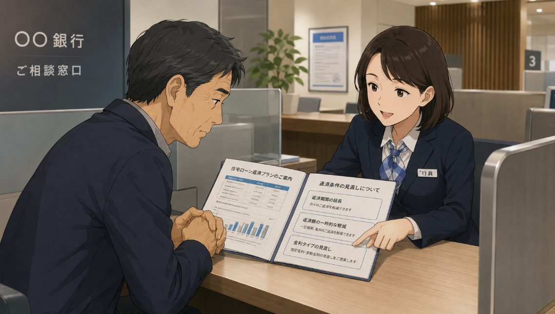 返済困難なら金融機関へ早めに相談する