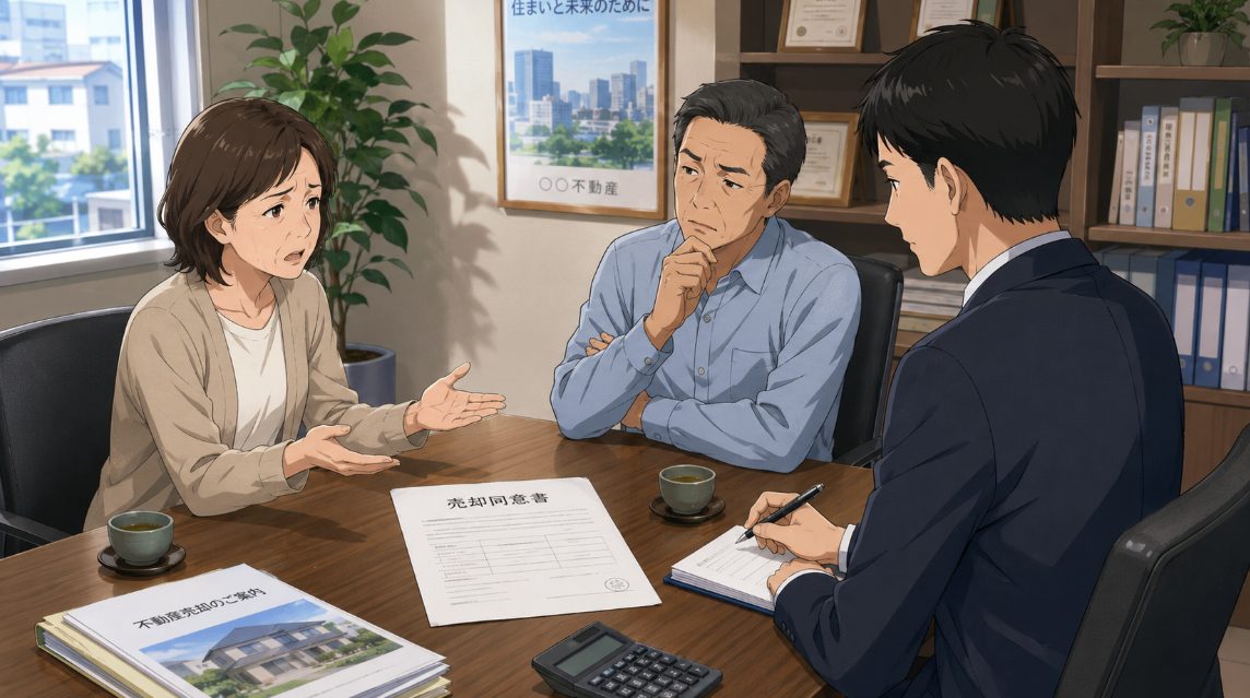 相続人同士の合意が取れず売却に進めない