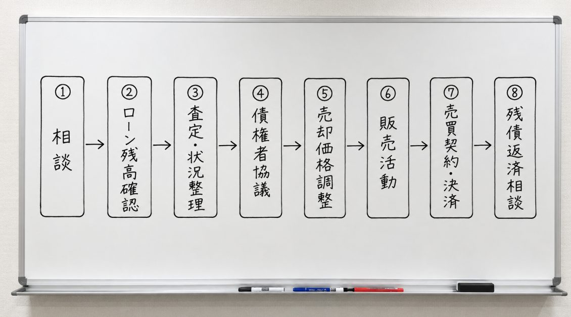 任意売却の具体的な流れ