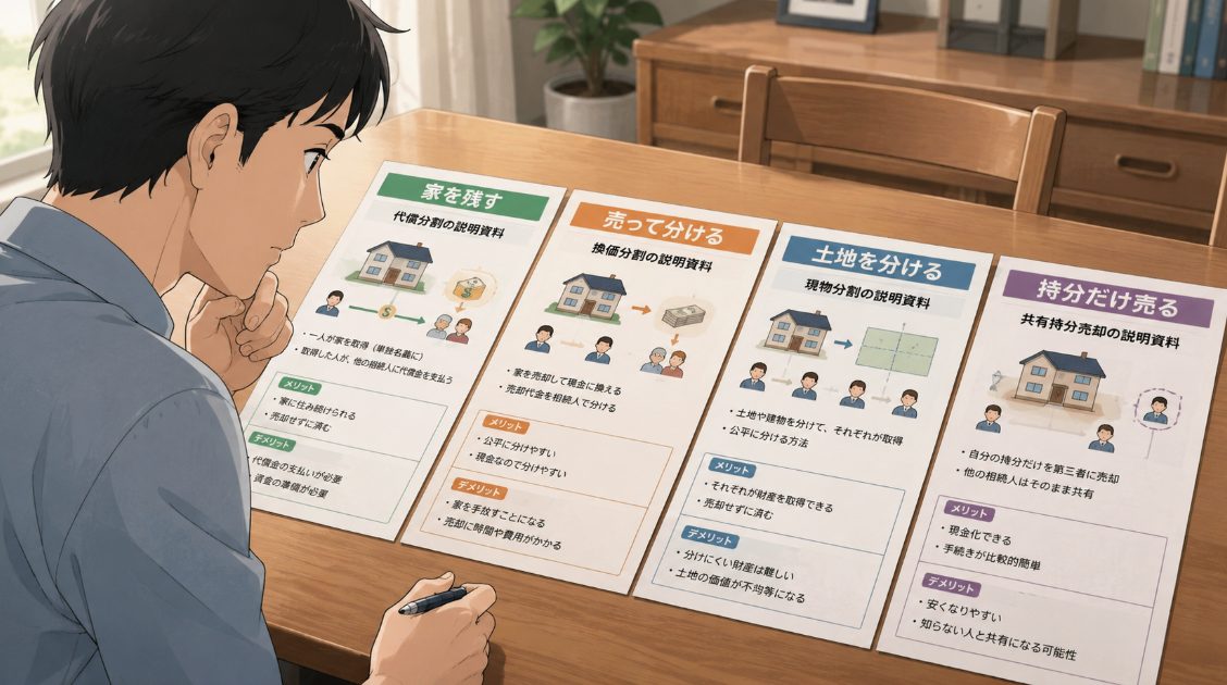 代償分割で単独名義にする方法